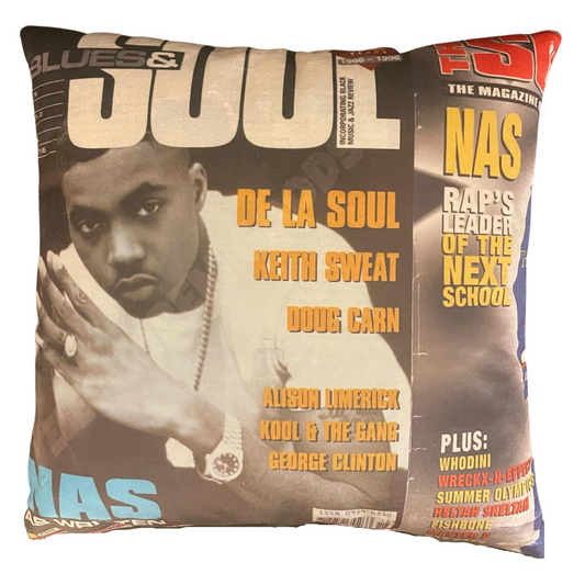 Nas Throw Pillow