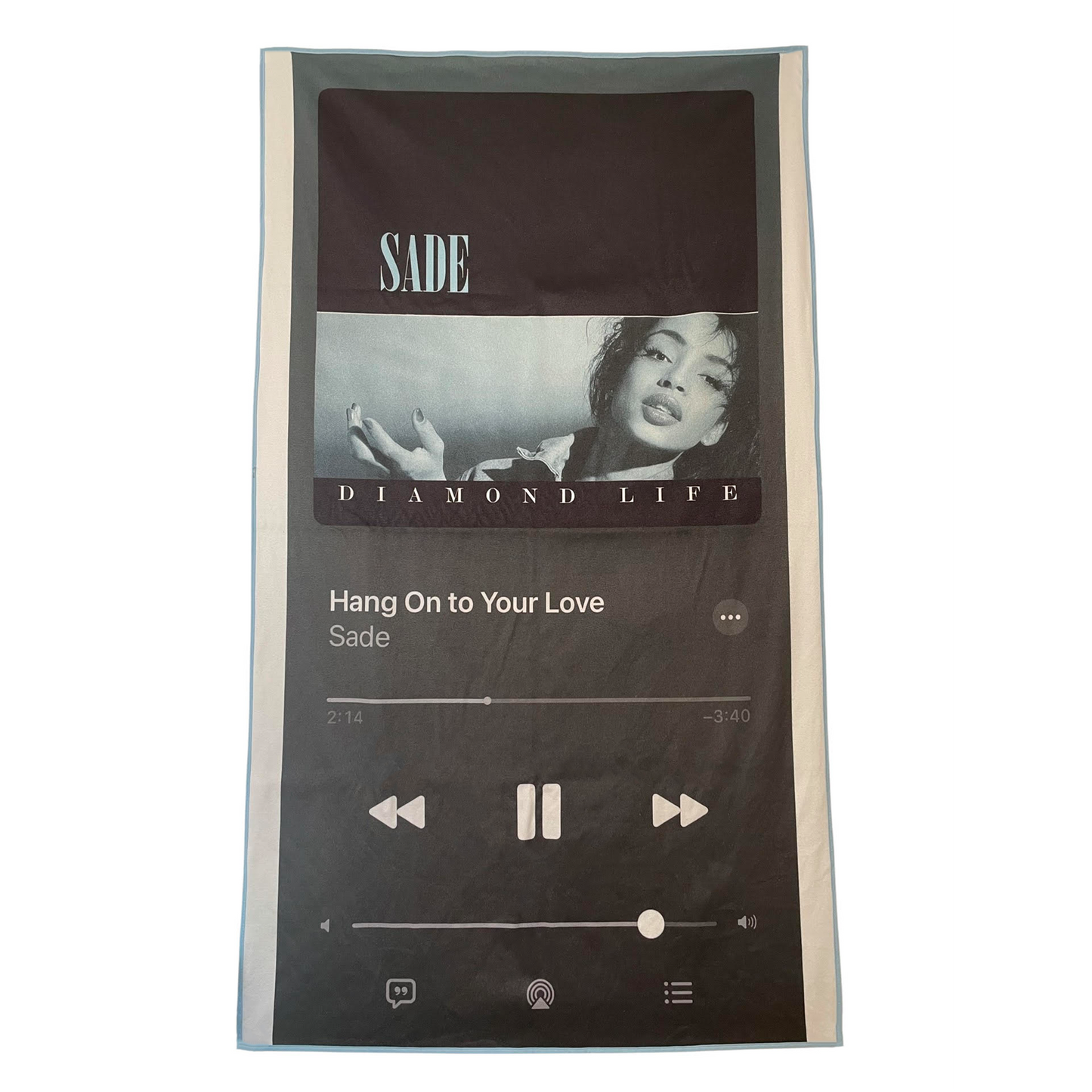 "Songs" Beach Towel