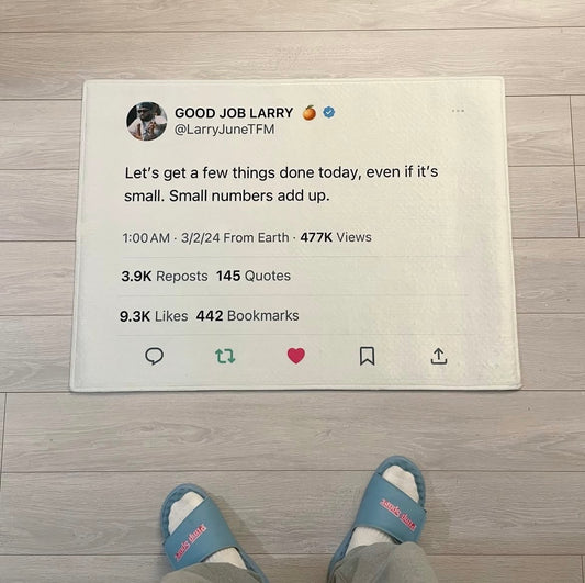 Larry June Tweet Rug