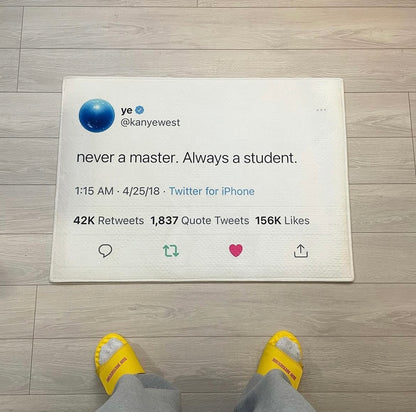 Kanye West/YE Tweet Rug